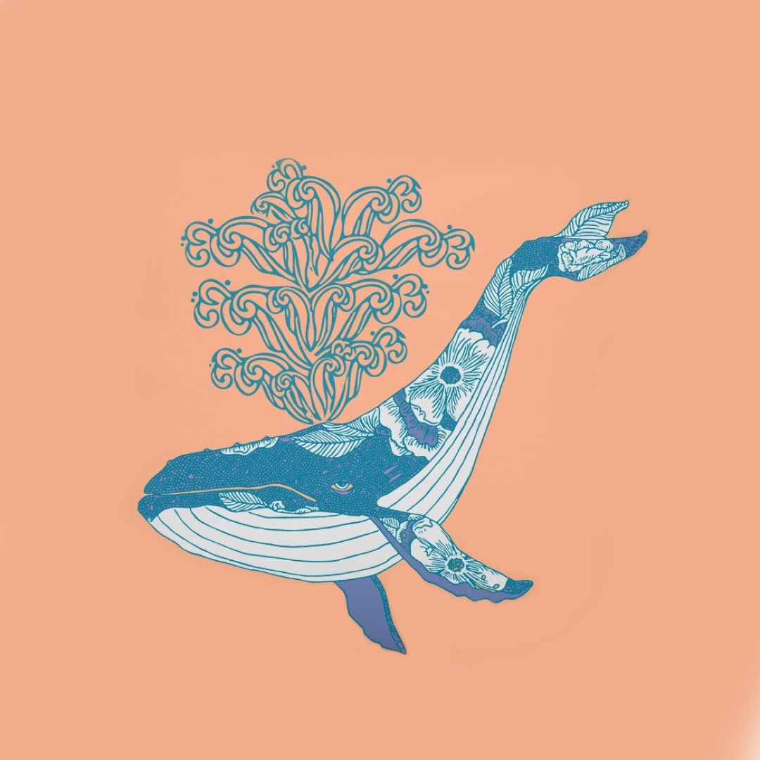 ColCollectArt's tweet photo. “Whale” by @apsweetman has that tropical feel ✌🏼🐋🏝

➰➰➰➰➰➰➰➰➰➰➰➰➰➰➰
#whale #tropical #island #tropicalvibes #islandvibes #vacation #art #floral #floralpattern #texture #art #artdaily #femaleartist https://t.co/TBA2yiMYYK