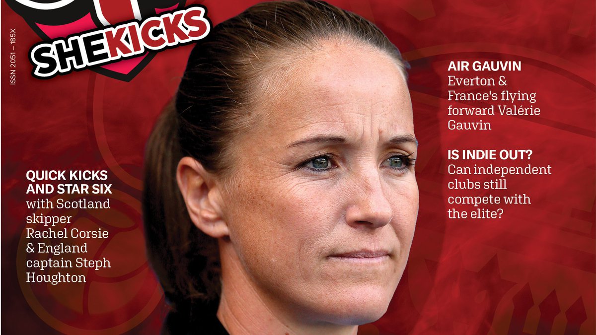 SheKicksMag's tweet photo. #sk64: The latest issue of #shekicksmagazine is out next week. Order your copy before midnight tomorrow for Β£1 off. https://t.co/TpdeNNAo3M Featuring @CaseyStoney @GauvinValerie @RachelCorsie14 @BalaDevi_10 and more. #manutdwomen #evertonwomen #rangerswfc #swnt #womensfootball https://t.co/XdZpLD09sp