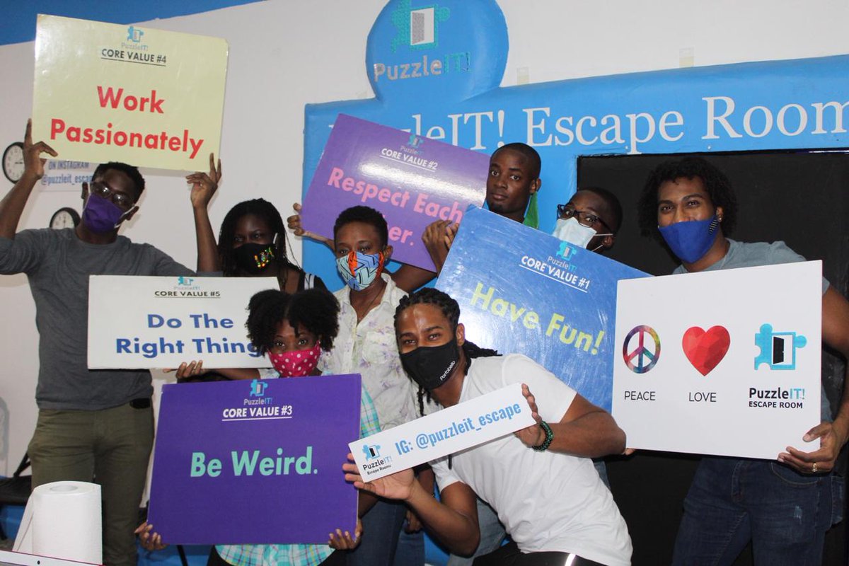 Because #WinnersWin <a href="/PuzzleIT_Escape/">PuzzleIT! Jamaica Escape Rooms</a> 👏🏽
