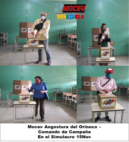 ccomandanteo's tweet photo. Profesor Brenxit Hernández, Coordinador d Post-Grado UNEG Bolívar, Jesús Alacayo Pastor y Jefe de campaña por el @Mocev2020  Municipio Angostura del Orinoco, participando en el simulacro, demostrando que las máquinas d votación son 100% efectivas. @prmoisesgarcia @NicolasMaduro https://t.co/48Q0ACbxGn