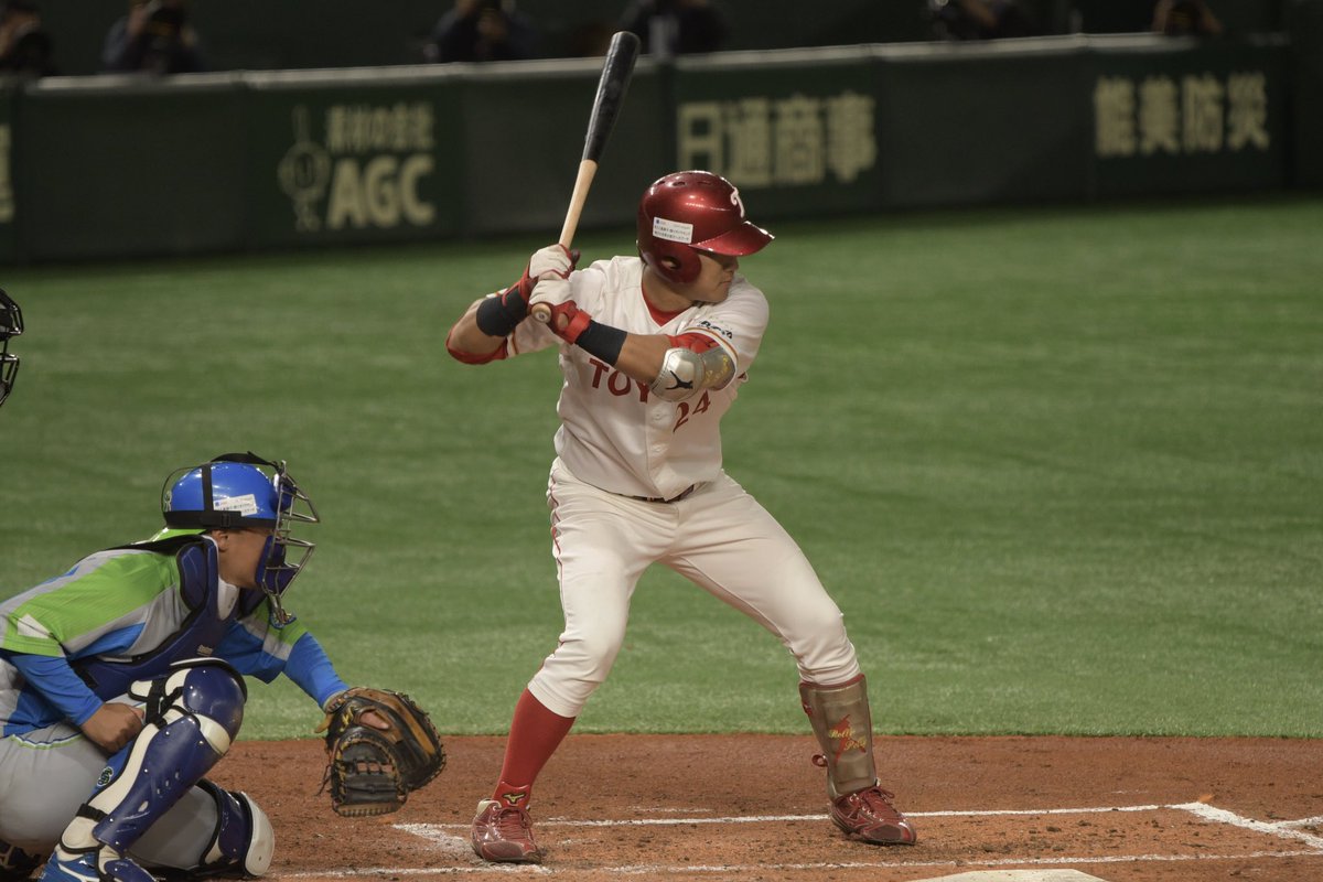 トヨタの４番はもちろん沓掛さん！
ただ今日は打点を上げることはできませんでした…
2020.11.22
第91回都市対抗野球大会
セガサミーVSトヨタ自動車
#トヨタ自動車 #沓掛祥和 #慶應義塾大学