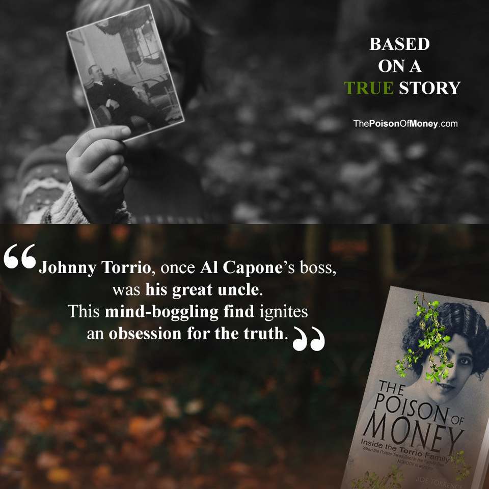 PoisonOfMoney's tweet photo. He inadvertently discovers a newspaper clipping that reveals a dark #familysecret. To Joseph’s astonishment, #JohnnyTorrio, once #AlCapone’s boss, was his great uncle. This mind-boggling find ignites an obsession for the truth.
#thepoisonofmoney #truestory #BookRecommendations https://t.co/Xhl4KLKje6