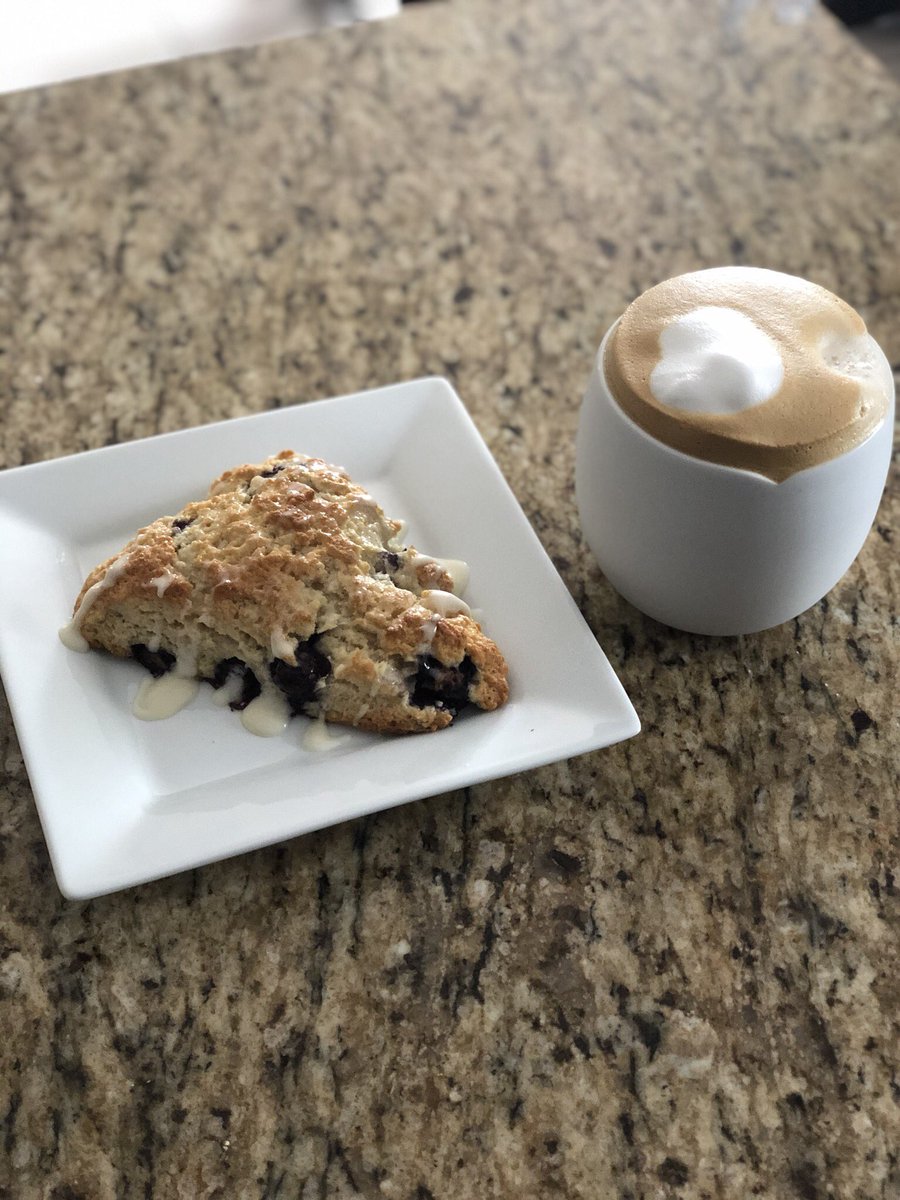 Amazing homemade blueberry scone !
<a href="/NespressoCA/">Nespresso Canada</a>