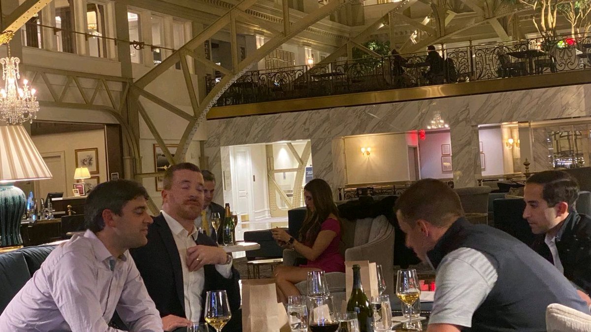 JeffreyJDavis's tweet photo. Michiganders Erupt After Their Maskless Lawmakers Sip Dom Perignon At Trump Hotel https://t.co/Ov0WYpTBSa #DomGate https://t.co/bi7krWaY0t