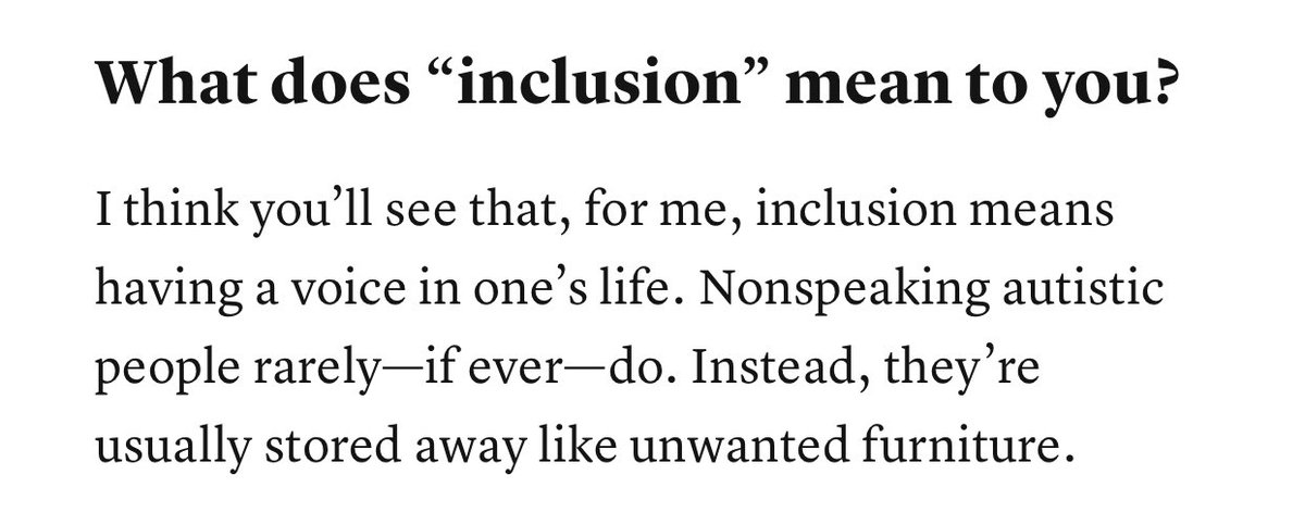 Nonspeakers do not want to be called non-verbal because they have been disregarded as totally incapable of communication and many were actually officially diagnosed as severely r*t*rded. DJ Savarese is a Nonspeaker, poet, & filmmaker. He says this (source)  https://www.opensocietyfoundations.org/voices/qa-what-real-inclusion-nonspeaking-autistic-people-means