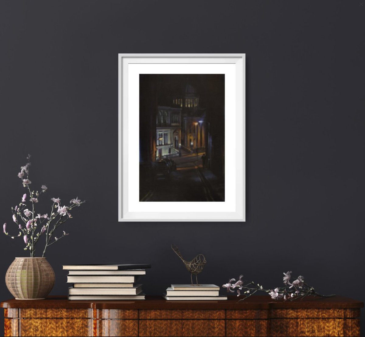 ButterworthArt's tweet photo. Aberdeen's Skene Terrace looking towards the lights of "Education, Salvation & Damnation" by #ArtistOnTwitter
@MButterworthart
"Into the light" is a #signedlimitededition #print
#Aberdeen #art #city #nightscenes #nightscape #EducationSalvationDamnation #NightArtWeekend https://t.co/mcx6eDTsMz