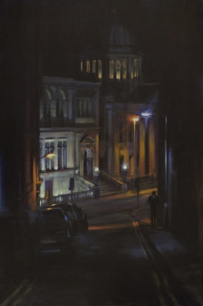 ButterworthArt's tweet photo. Aberdeen's Skene Terrace looking towards the lights of "Education, Salvation & Damnation" by #ArtistOnTwitter
@MButterworthart
"Into the light" is a #signedlimitededition #print
#Aberdeen #art #city #nightscenes #nightscape #EducationSalvationDamnation #NightArtWeekend https://t.co/mcx6eDTsMz