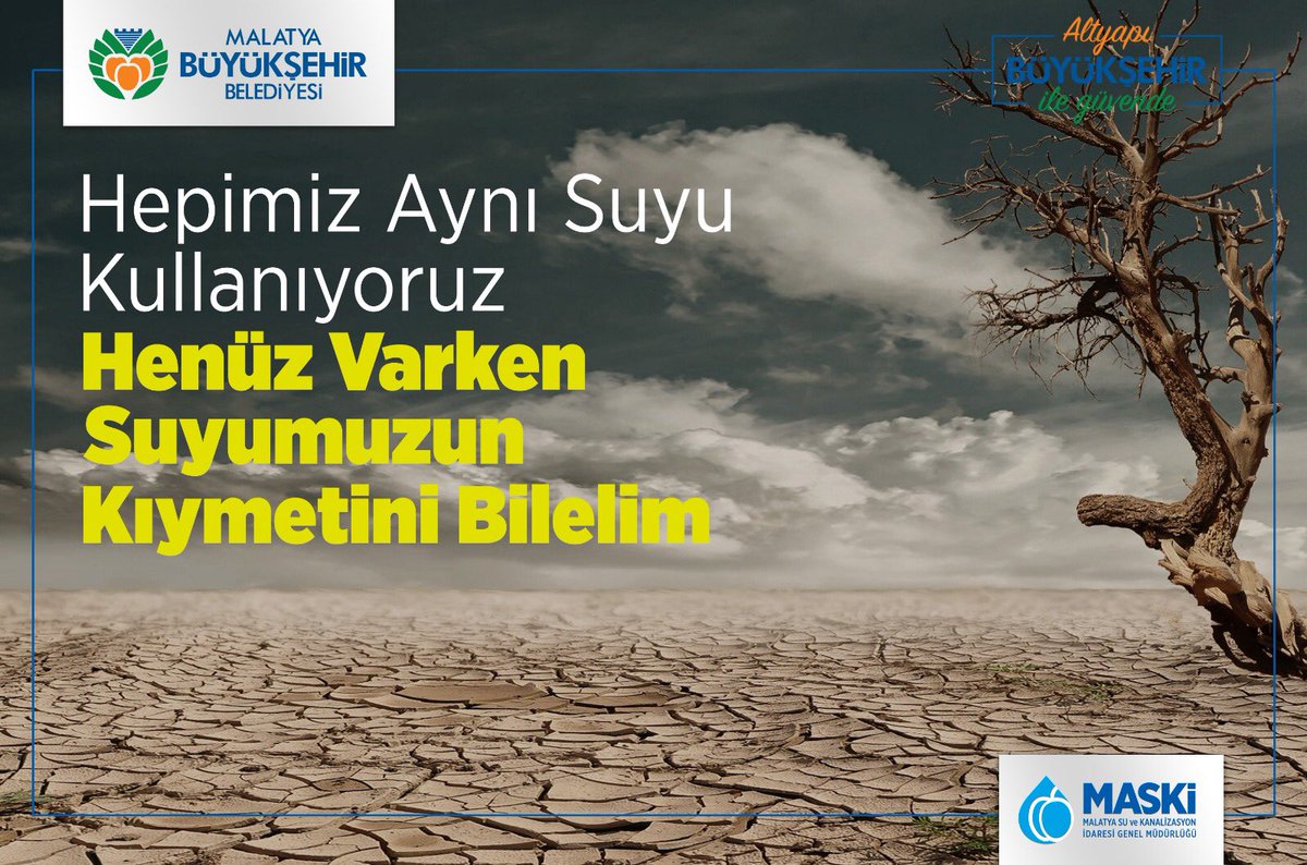 MalatyaBelTr's tweet photo. Su gelecektir.
Geleceğinin akıp gitmesine izin verme. https://t.co/zNZb4fBLQB