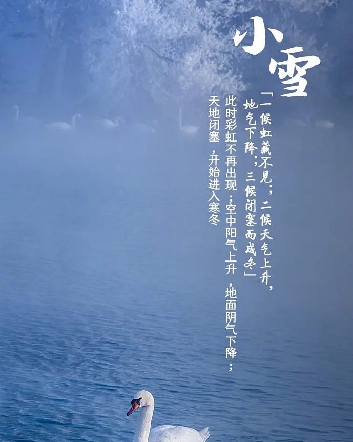 ZHECHAI2's tweet photo. Today is the light snow in China's 24 solar terms https://t.co/VfRewEMO85