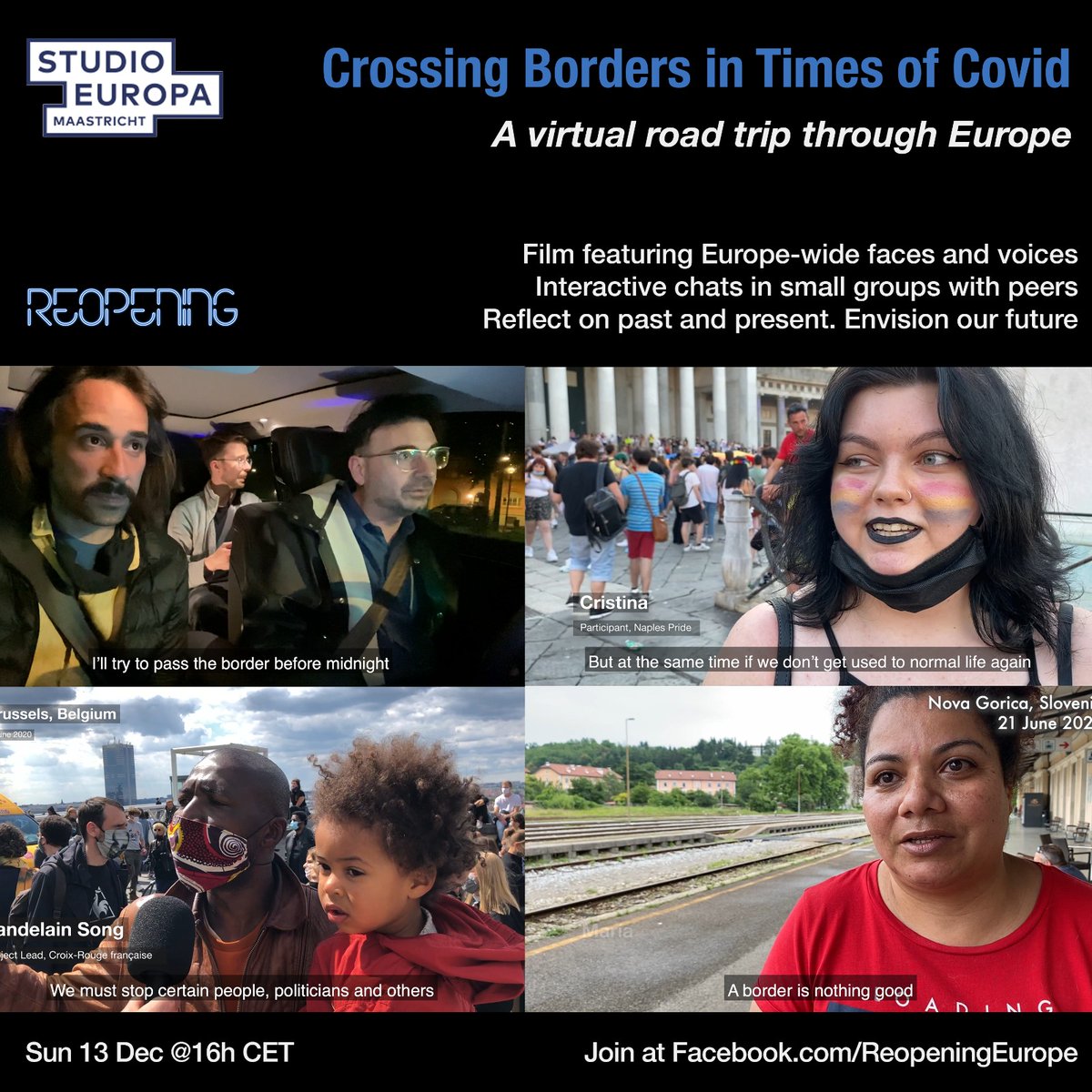 ReopeningEurope's tweet photo. we together with @workingeurope are delighted to announce and invite you to join us for a #virtual #roadtrip through #Europe on December 13. Sign up and share your stories from the frontline and let's envision our future together: https://t.co/OP0Ur78PKr https://t.co/wI2VHEw1fA