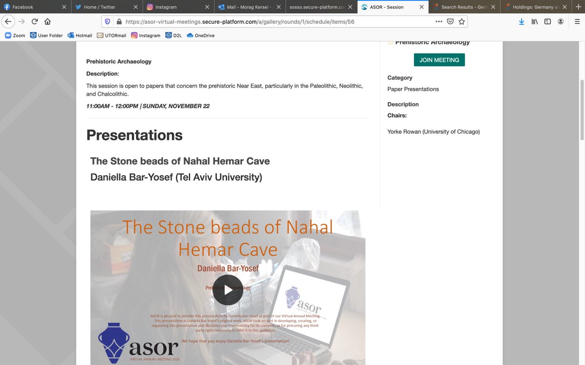 mokersel's tweet photo. Beads, drones, DNA, incest, religion. #mustsee Starting in 10 minutes Prehistoric Archaeology at @ASOResearch #ASOR20 https://t.co/l0G6pQPXDY