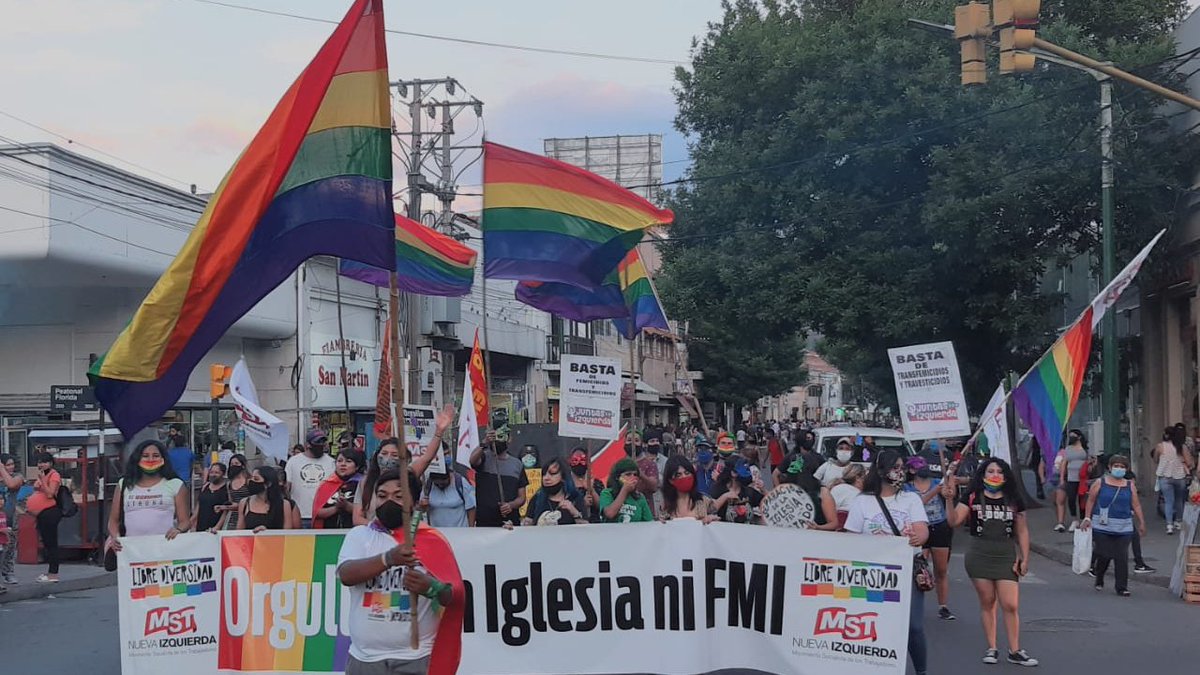 mst_salta's tweet photo. 🌈 Salta: orgullosxs y disidentes🌈
📣 Este sábado 21, fuimos parte la 17º Marcha del Orgullo, las calles de Salta se llenaron de orgullo, alegría y lucha.
#Orgullo2020 #OrgulloDisidente #MarchaDelOrgullo #Pride #OrgulloLGBT https://t.co/6PF65KUMWT