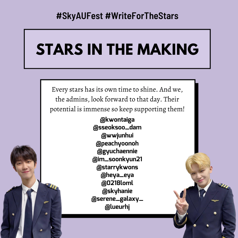 1004_YOONJEONG's tweet photo. STARS IN THE MAKING AWARDEES | Reach for the Skies 

#SkyAUFest #WriteForTheStars https://t.co/gCHULSc9d6