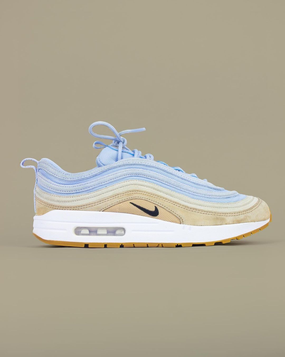 The Drop Date on Twitter: "Take a closer look at this NIKE AIR MAX 1 X AIR  MAX 97 DESERT SKY HYBRID CUSTOM... Custom courtesy of @kscustoms_  https://t.co/PbgRvyPzo1" / Twitter