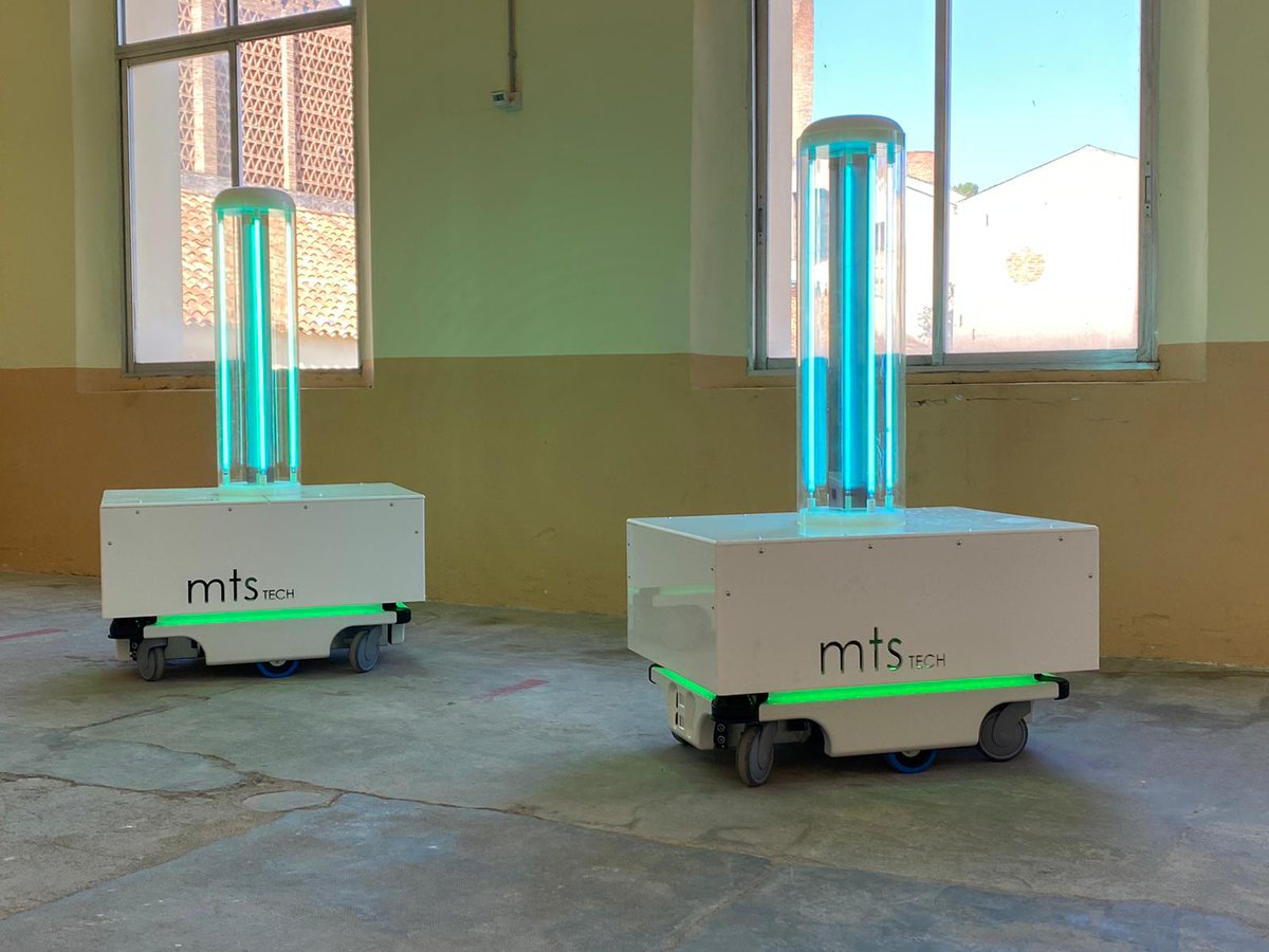 tech_mts's tweet photo. Seguimos trabajando en nuestros robots MTS uvc para desinfectar espacios tanto de bacterias como de virus
#mtstech #robots #desinfección #covid #coronavirus #vida #uvc #uv https://t.co/g3olVUogB5