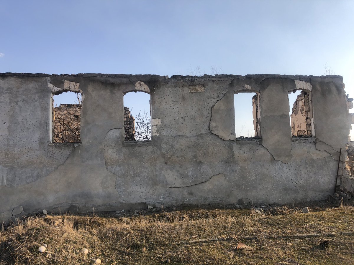 vera_mironov's tweet photo. (3) on some houses in #Agdan #NagornoKarabakh one could still see evidences of previous life https://t.co/XYTuNIQji4
