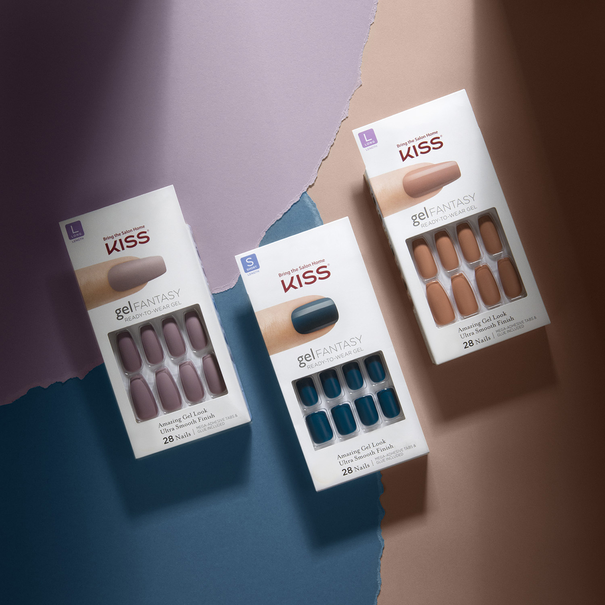 KissProducts's tweet image. You asked, we did! KISS Gel Fantasy Nails in more solid color options are here!  😍 Styles ‘Stick Together’,  Two Energies’ and 'Here with Me' are absolute must-haves! Shop more styles at kissusa.com 
#kissproducts #kissnails #gelfantasy #nailgoals