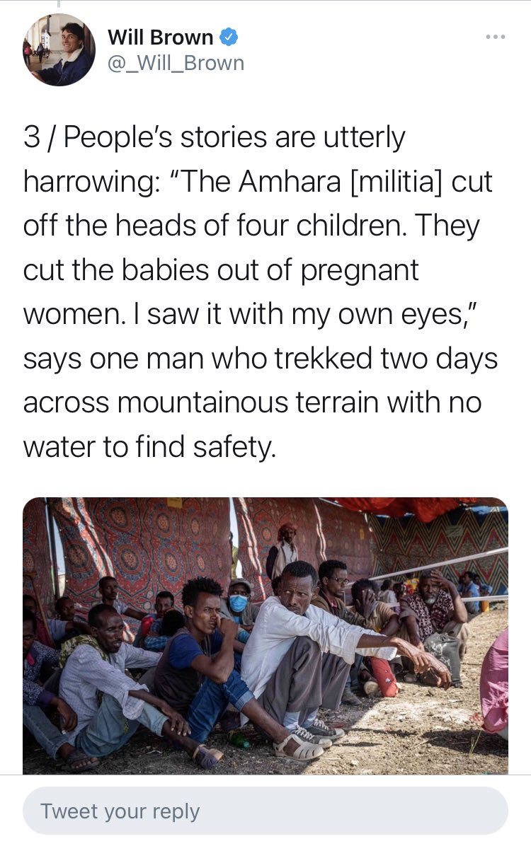 Jatillfred_Geb's tweet image. Thank you Ambassador Rice! It has been 20 days since Abiy Ahmed declared war on the People of Tigray under the pretext of ‘law enforcement operation’. We’re hearing stories of horror &amp;amp; all the atrocities are taking place in #AbsoluteDarkness. #StopGenocideInTheMaking #StopTheWar