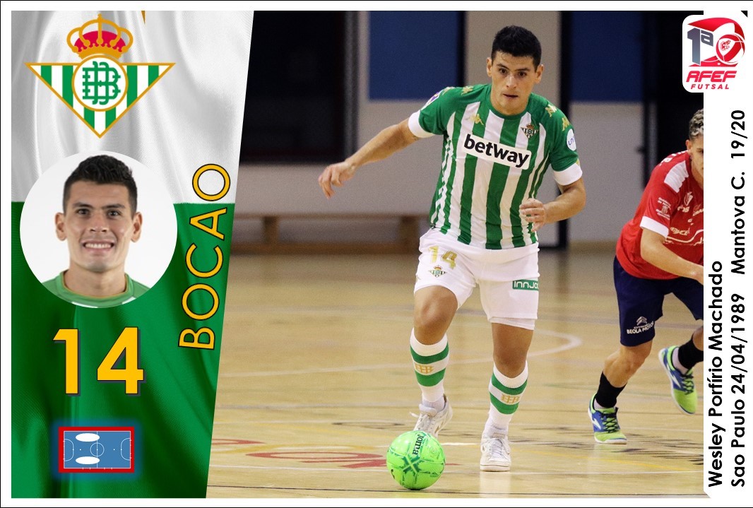 celebracionde99's tweet photo. Seguimos con otro jugador que ha llegado a nuestra liga y que en la #Jor10 metió un gol ⚽ importante para empatar un partido que se ponía cuesta arriba💪 para el @RealBetisFS #CromoFutsal para @Bocaofutsal04 ENHORABUENA👏👏👏 #ILoveFutsal❤ #SomosFutsal https://t.co/49jCOn37sl