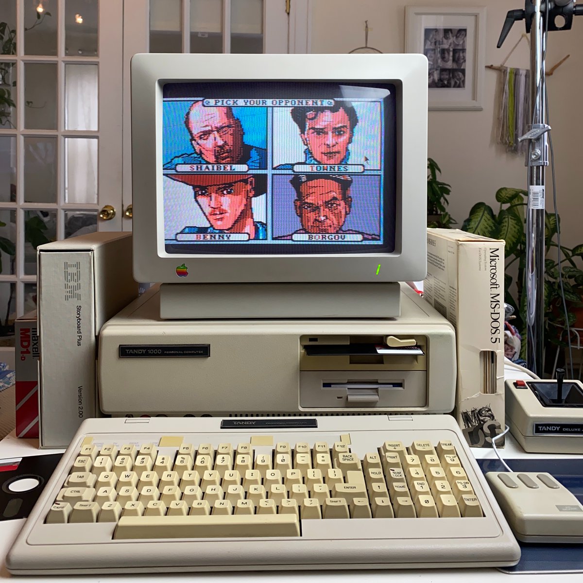 If  #TheQueensGambit was MS DOS chess game in 80s. These are the artwork, in composite monitor- with color & monochrome mode |  #pixelart  @netflix