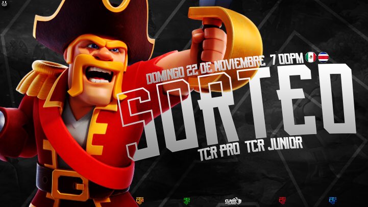 🟢 TCR | Sorteo 🟠

📣 Acompáñanos en el sorteo de las divisiones Pro y Junior, todo por el canal de la gran <a href="/_Gardeuz/">❥𝖄𝖆𝖗𝖊𝖝 𝕲𝖆𝖗𝖉𝖊𝖚𝖟●</a> 🔥 

No te lo puedes perder, ven y acompáñanos en el directo. 🔥

🕰 7:00pm 🇨🇷 | 7:00pm 🇲🇽 

🔴📺 YouTube: youtube.com/channel/UC5UYm…

#TCR3 🇨🇷 #ClashOfClans