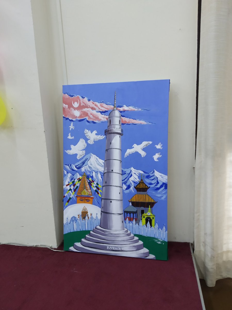 Photograpgy2's tweet photo. #artwork #Dharahara #birds #Nepal https://t.co/1y6aUVsQaC