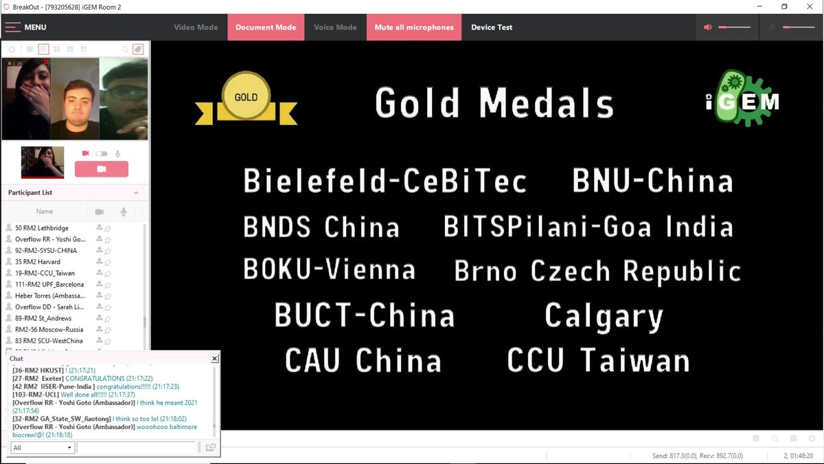 OH MY GODDDDD!! SUGAR!!! YES PLEASSSEEEEE
As a first time participating team, it is a really proud moment for all of us!
WE MADE IT THROUGH 🥳👯🥳👯🥳👯

Congratulations to all the teams &lt;3 

#igem <a href="/AfteriGEM/">After iGEM</a> <a href="/igem/">iGEM Headquarters</a>