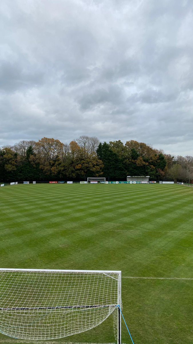 RICHM1651's tweet photo. @Official_BHTFC Pitch now recovered and ready for the first game back. @TheFATrophy @IsthmianLeague Thanks to @booth_thomas_14 for doing the last cut. Looking great!! #volunteers #getbackplaying #diamondcut https://t.co/XrHWtE357K