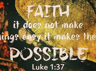 UniqueCaptured's tweet image. #Faith it does not make things easy it makes them #Possible #Luke1v37 . #SundayPraise #Sunday.
