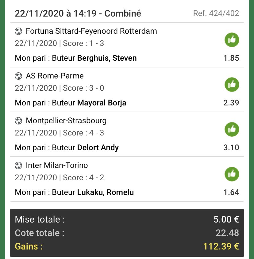 lafgprono's tweet photo. Magnifique 💶💶💶                                    Merci @UnibetFrance                                  Un peu de soutien la #TeamParieur https://t.co/hpoaV2cNya