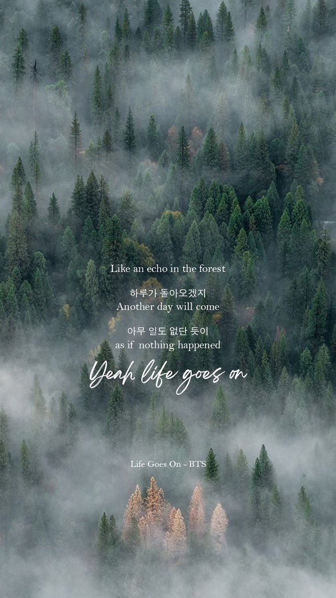 Wallpaper Life Goes On Quotes Bts Daily Quotes