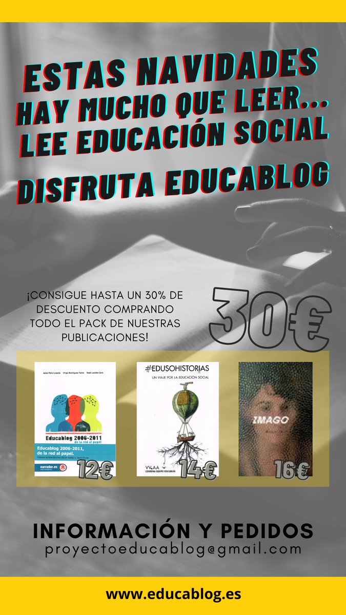 EducaBloguer's tweet photo. observadas y sentidas desde una perspectiva humanista basada en la acción social centrada en la persona. Ven y adéntrate de la mano de #Educablog y las decenas de profesionales que nos acompañan, en esta aventura socioeducativa… #EducaciónSocial #LeeEducaciónSocial (3/3) https://t.co/1jM3dVddoU