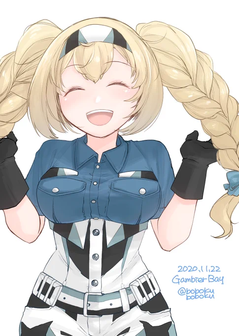 三つ編みにしてもらって喜ぶベイさん
#艦これ版深夜の真剣お絵描き60分一本勝負
#艦これ版真剣お絵描き60分一本勝負_20201122 