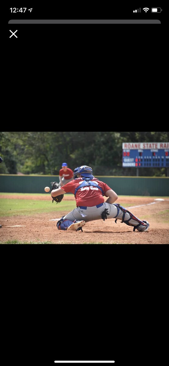hunterfergi29's tweet photo. I am blessed to announce that I have committed to Emmanuel college to continue my athletic and academic career. I would like to thank God, my family, coaches, and teammates for getting me where I am today.  @ECLionsBaseball @RoaneStBaseball https://t.co/442q7Zg1ZJ