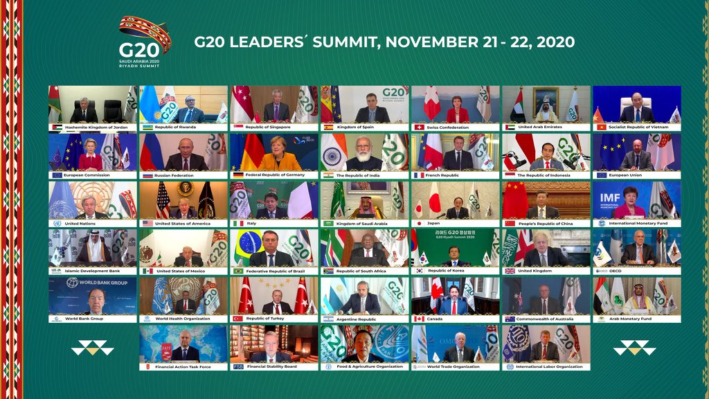 نهنئ الرئاسة السعودية <a href="/g20org/">G20 United States</a> على استضافتها الناجحة لقمة #مجموعة_العشرين
