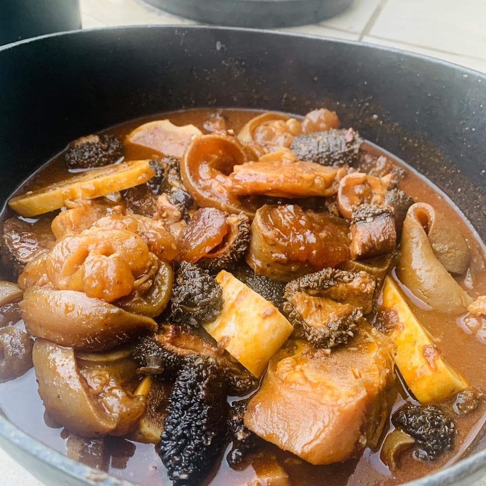 Chefshivambu's tweet photo. A well off cooked combo with bali beef trotters and tripe #fortheloveofit #mecookmeeat #cheflife #truecooks #indulge https://t.co/cQl59eqiGQ