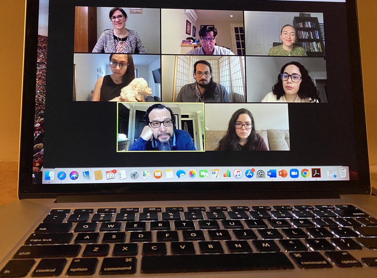 cachavez4's tweet photo. It’s a good morning when you get to speak with brilliant colleagues about the future of Latinx media. @dleonboys @ClauBucciferro @Litzygalarza @JillianBaez #NCA20 https://t.co/7UZWQuLxOr