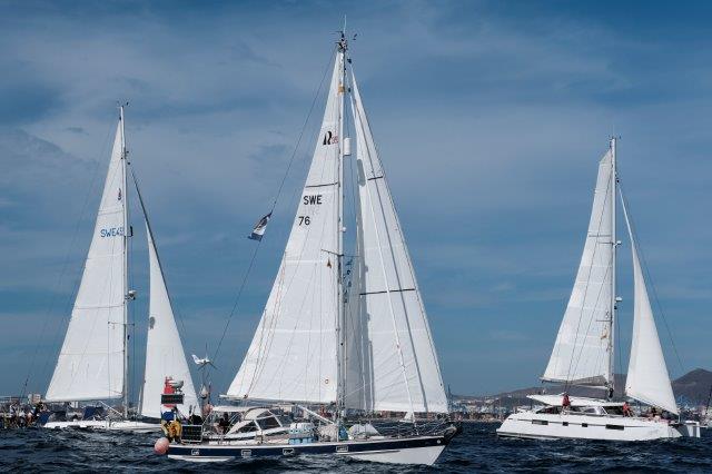 Ocean calling ARC 2020! 
The Atlantic Rally for Cruisers sets off from #GranCanaria under sunny skies and light breeze <a href="/turismogc/">GranCanaria.com 🌴☀️</a>
worldcruising.com/arc/newsarticl…