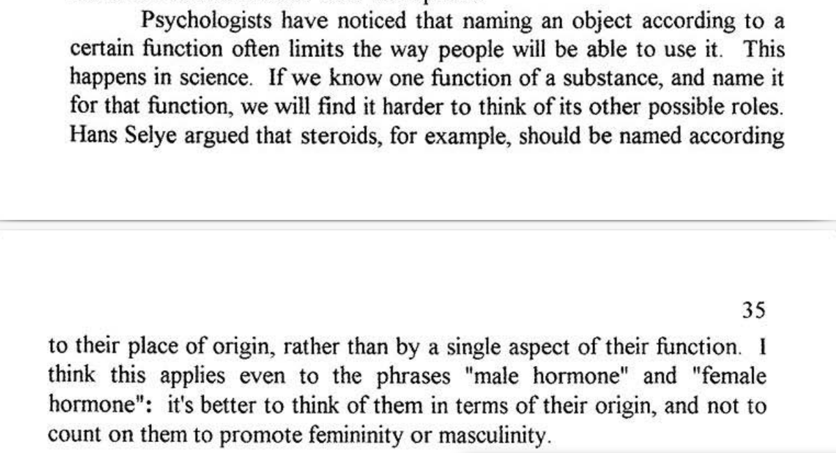PeatQuotes's tweet photo. "Female" and "Male" hormones https://t.co/wAcutx4D2F