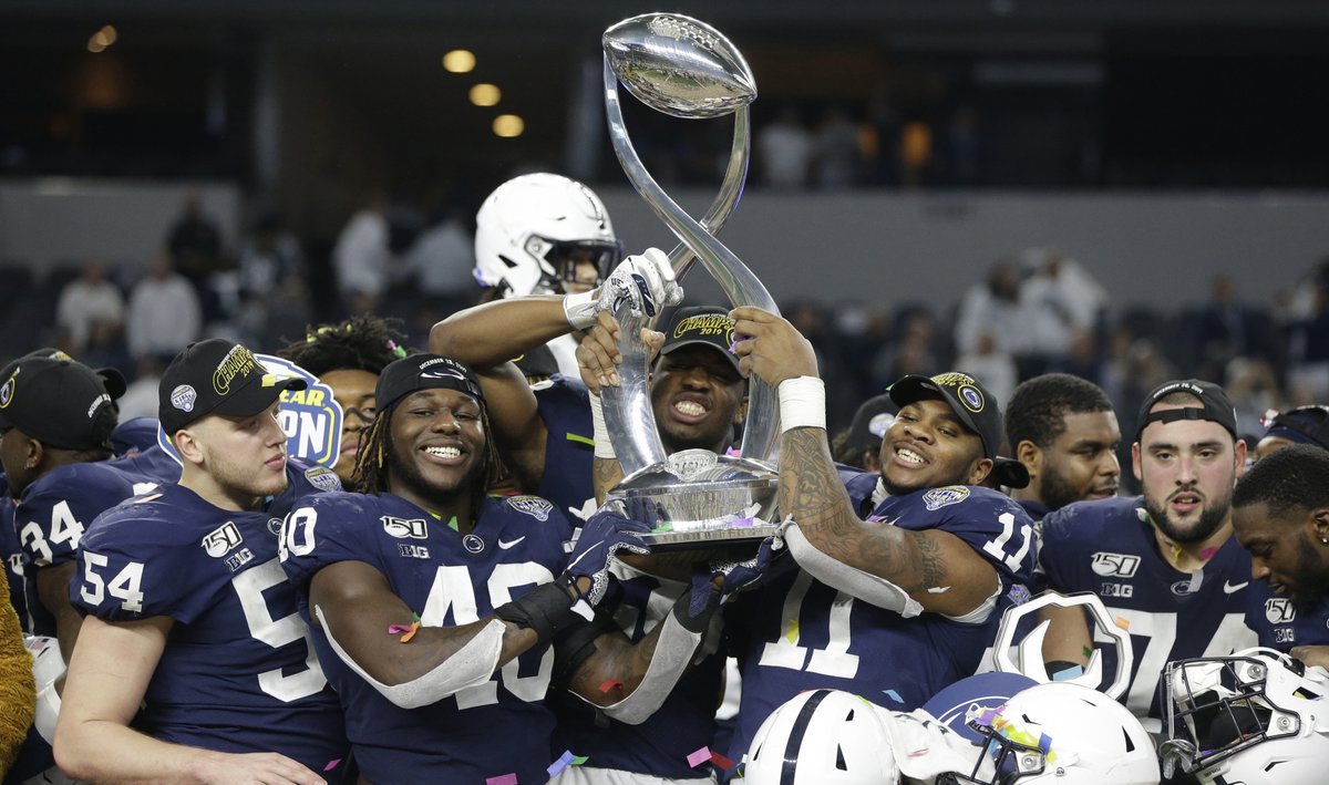 THREAD: 49 weeks ago, I boarded a plan with 100+ maskless people (many wearing Penn State gear) in Dallas.A day earlier, PSU picked up an 11th win for a 3rd time in 4 seasons (1st such span since 1968-71), with sophomores winning Cotton Bowl MVP honors on defense and offense...