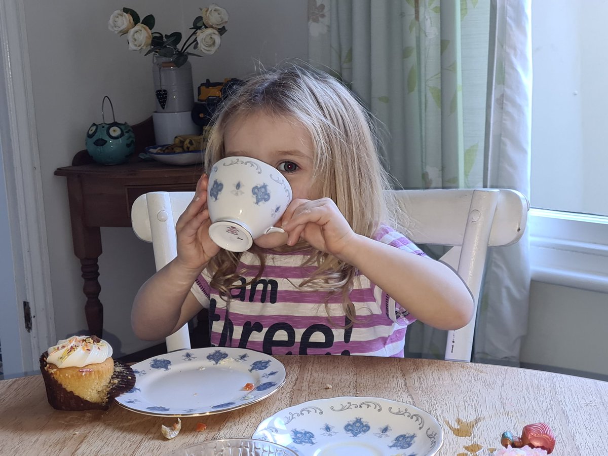 JoWilson12's tweet photo. What a day to be alive... one of my top two favourite humans has turned 3 and I officially became a proper grown up who can open the corned beef tin properly! #PhoebeBluebellWilson #CORNEDBEEFPIE 😍🤩 https://t.co/gmXU3PRaqf