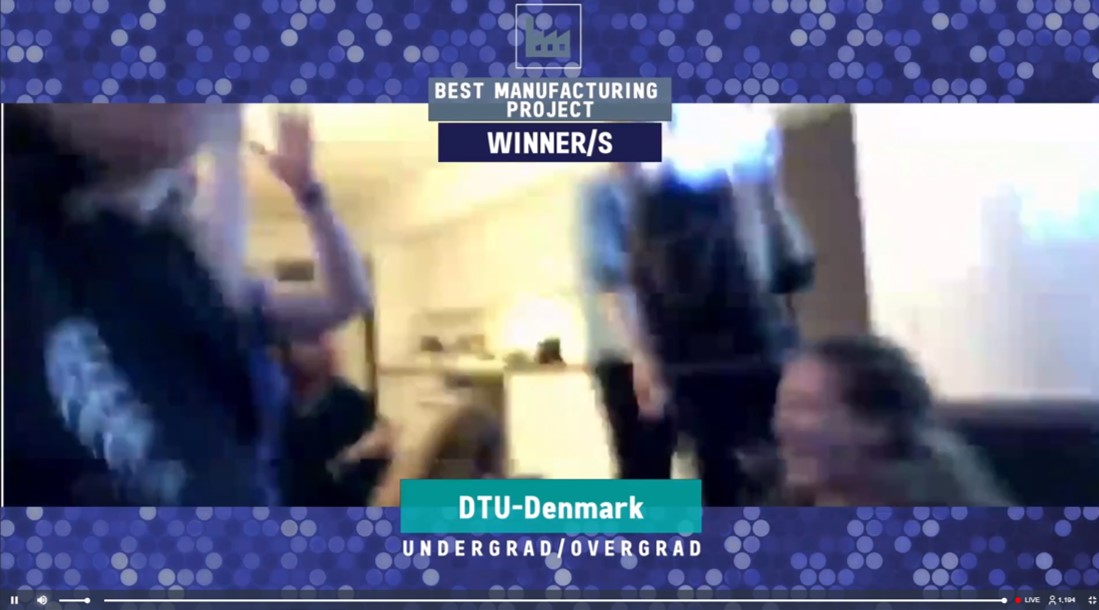 HTSBiotechMoss's tweet photo. BEST MANUFACTURING TEAM @DTUbioengineer @iGEM_DTU @iGEM @ChrWorkman @kylerrm @jarescolumbia 2020 ON #iGEM - Great effort team!!!!!!! https://t.co/kP2kZ2Gvem