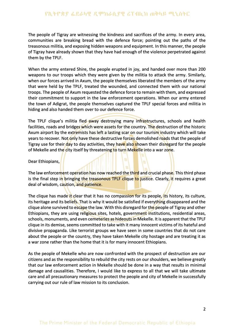 AbiyAhmedAli's tweet image. Dear fellow Ethiopians,