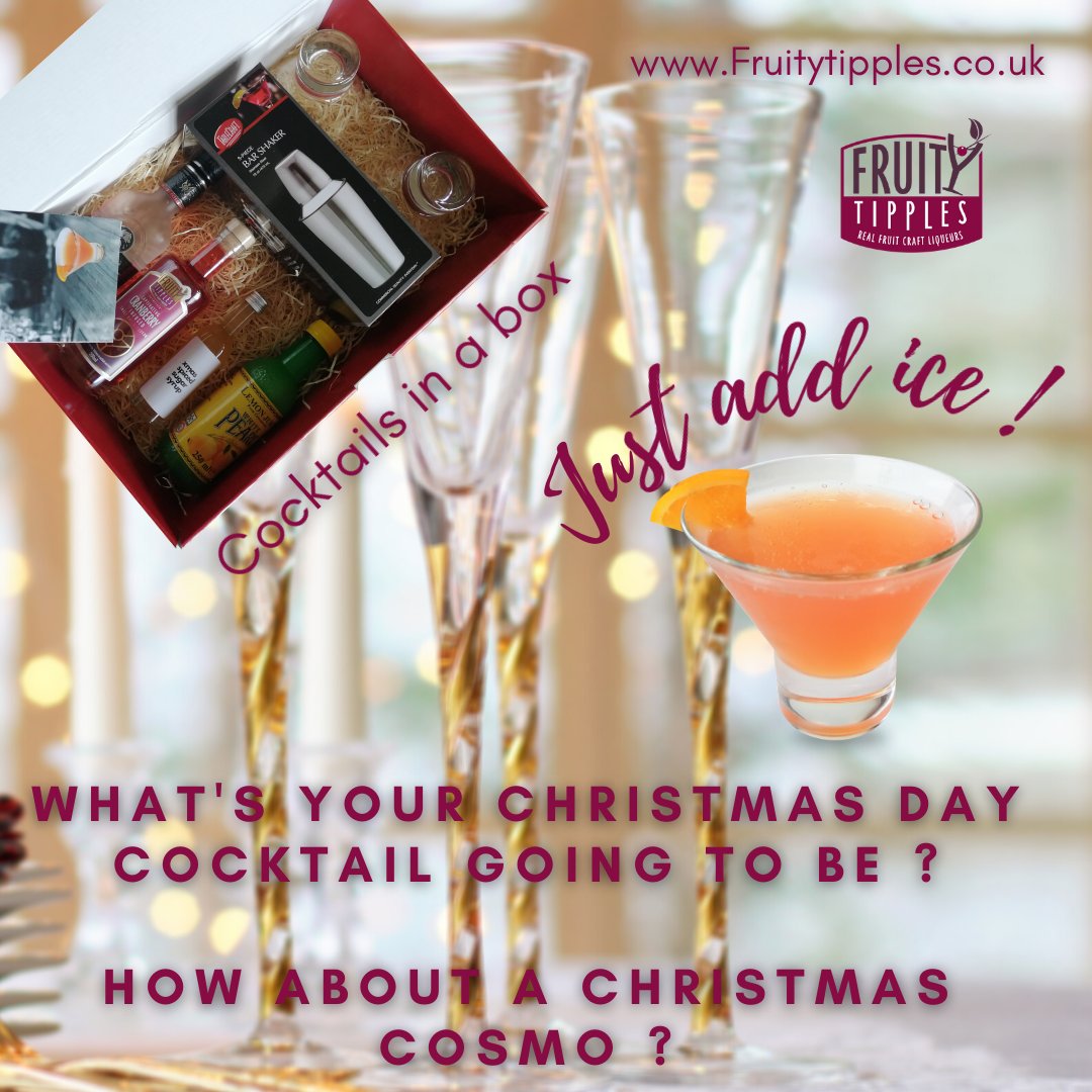 FruityTipples's tweet photo. Christmas drink suggestions from @FruityTipples 

Home cocktail kits available now !

https://t.co/d2L4hUmm8t

or

https://t.co/F59XAS6rBF

#Christmascosmo # cheers # holmfirth #drinks #christmasgifts https://t.co/Q0vBp3CfJv