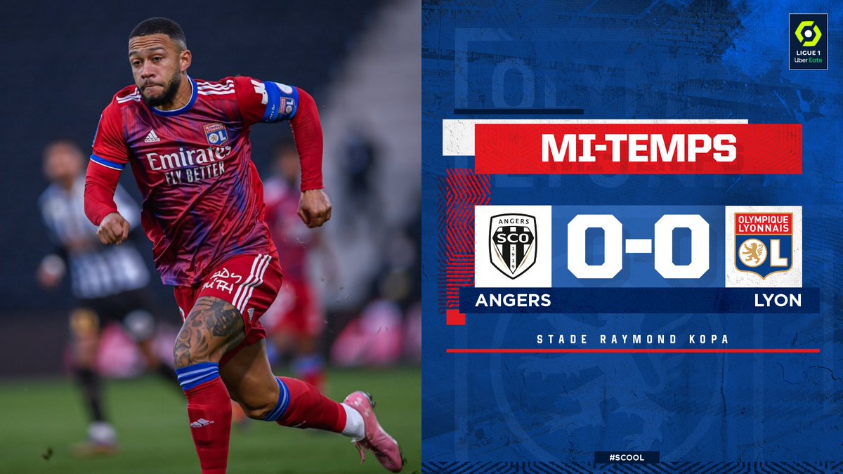 OL's tweet photo. Quelques occasions des deux côtés mais aucun but marqué après 45 minutes de jeu.
#SCOOL 0-0 https://t.co/eawsjvh56d