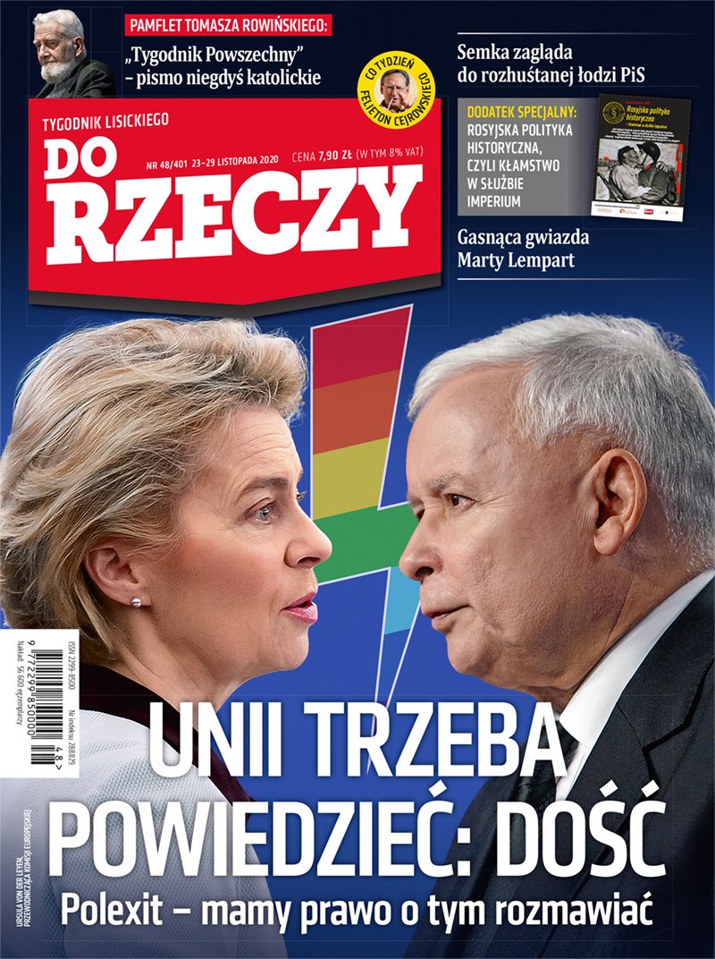 bweglarczyk's tweet photo. To co, #polexit to bzdura i nie może się wydarzyć, prawda? Tu mamy okładkę pisma istniejącego wyłącznie dzięki pieniądzom publicznym, więc pora zacząć się bać, bo Lisicki nie pisze niczego bez wytycznych. https://t.co/fqSMA9g40C