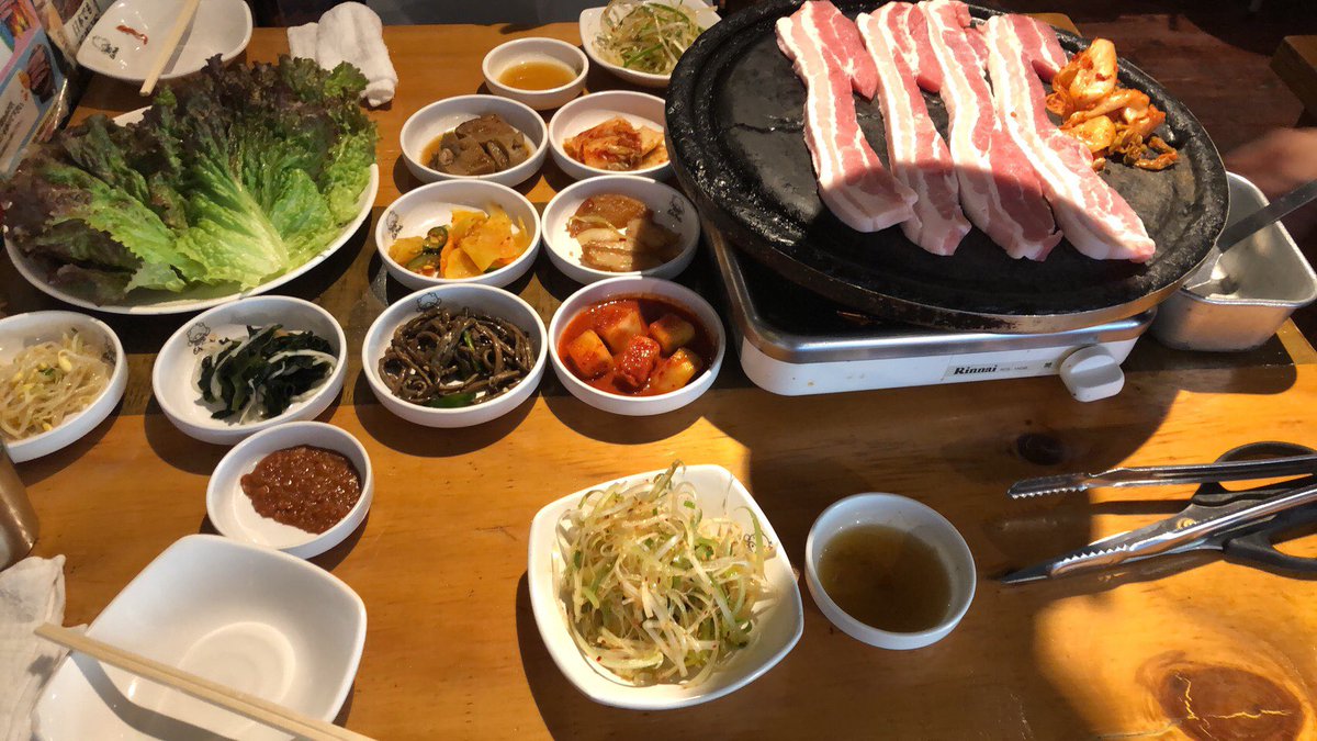 Akito Twitterissa サムギョプサル 新大久保の とんちゃんで食べたサムギョプサルです 値段もお手頃です 焼きキムチって味に深みがでるからいいんだよね サムギョプサルは飽きないで食べれる Modecon ミクチャ Rt数が審査対象になっています 新大久保