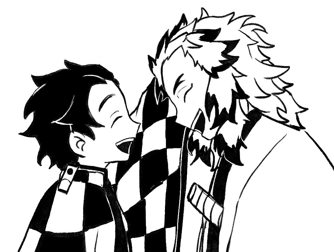 Lil-Big brother gives him the head pats he deserves!!

Tanjiro deserves loads too... 

#kimetsunoyaiba #kny #鬼滅の刃 #煉獄杏寿郎 #tanjiro #rengoku #DemonSlayer 