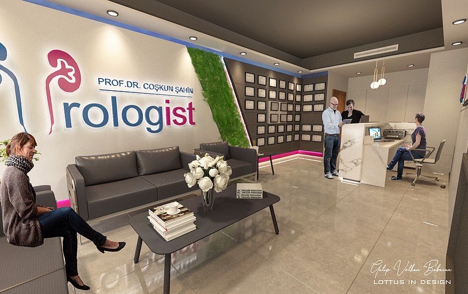 lottusindesign's tweet photo. Prof. Dr. Coşkun Şahin Erişkin ve Çocuk Ürolojisi muayenehane projemiz Uygulaması pek yakında 
#icmimar #3dsmax #icmimarlik #icmimari #design #interiordesign https://t.co/lfSIycySNU