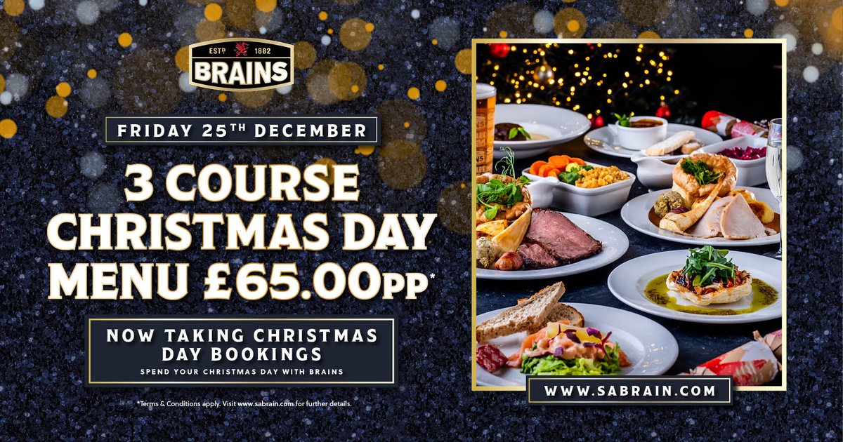 We still have limited tables available for Christmas day phone us or book online to book.